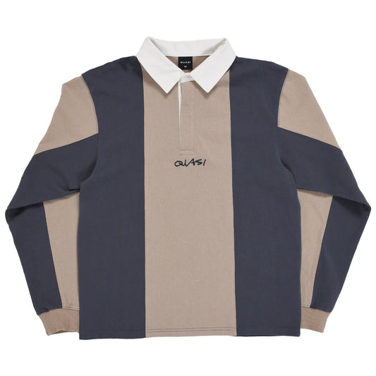 Quasi Ruck L/S Rugby Shirt - Navy