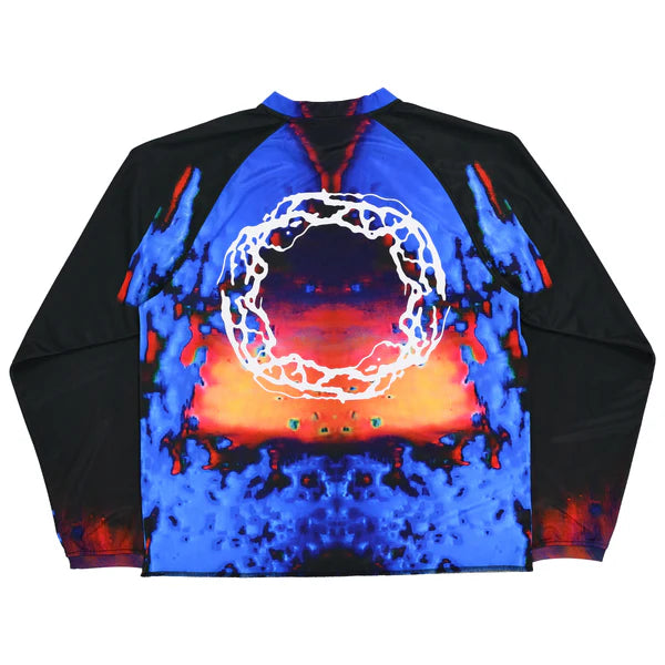 Quasi Gasser Moto Jersey - Electric Blue/Multi