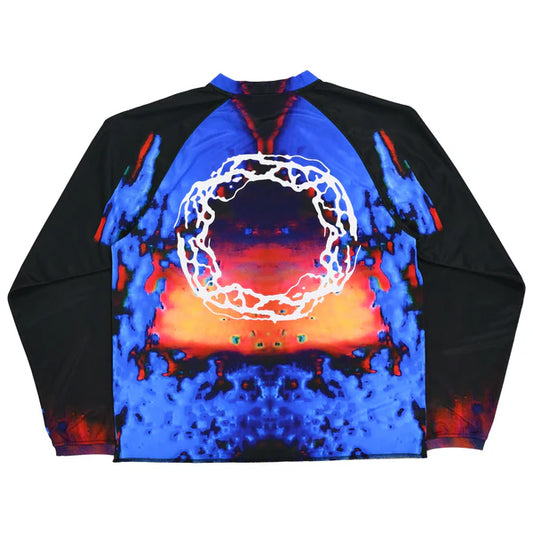 Quasi Gasser Moto Jersey - Electric Blue/Multi