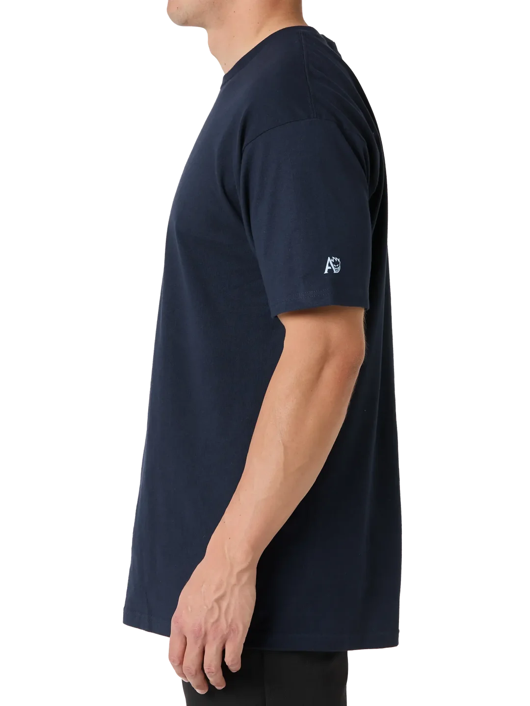 Spitfire x April Chrome Rose Bighead Short Sleeve Shirt - Navy