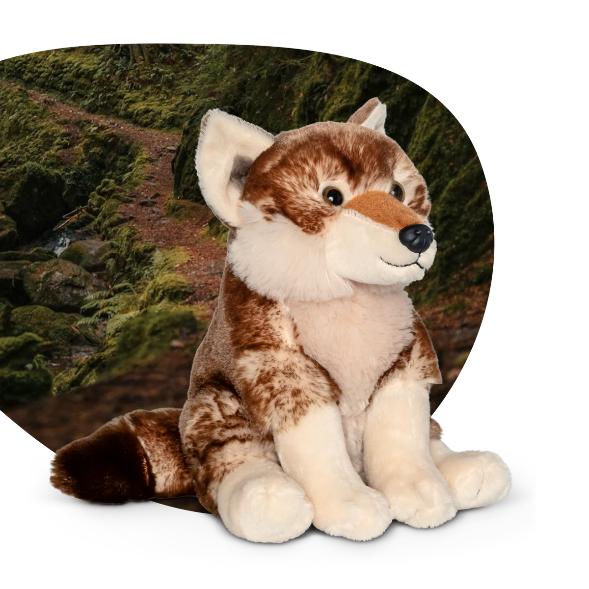 Fahlo Animal Tracking The Scout Plush - Wolf
