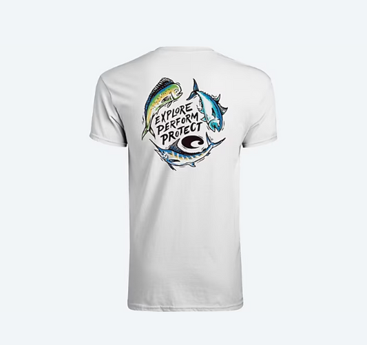 Costa Protect Offshore Tee - White