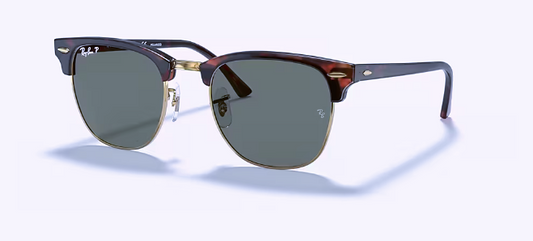 Clubmaster 55 Red Havana w/ G-15 Green Polarized RB3016
