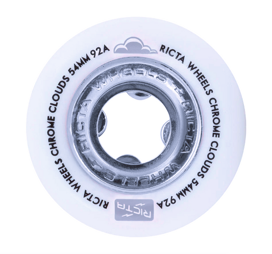 Ricta Wheels Chrome Clouds - Black 54mm 92a