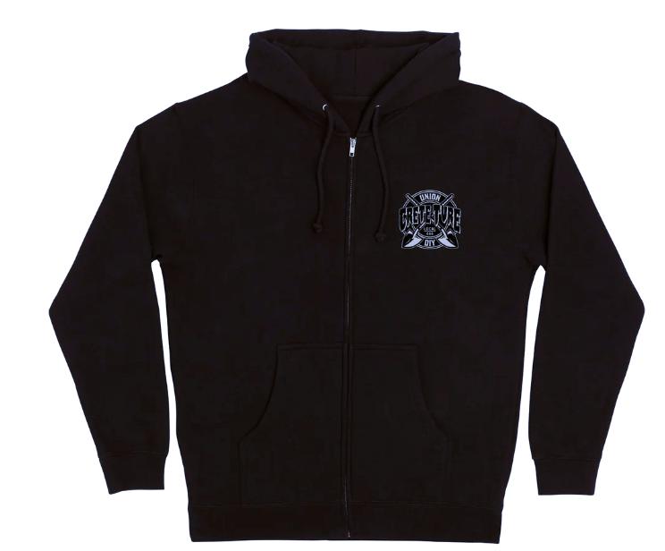 Crete-Ture DIY Zip Hoodie - Black