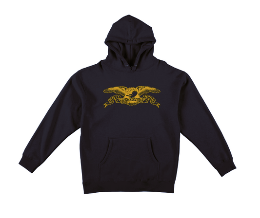 Antihero Eagle Hoodie - Gold/ Black