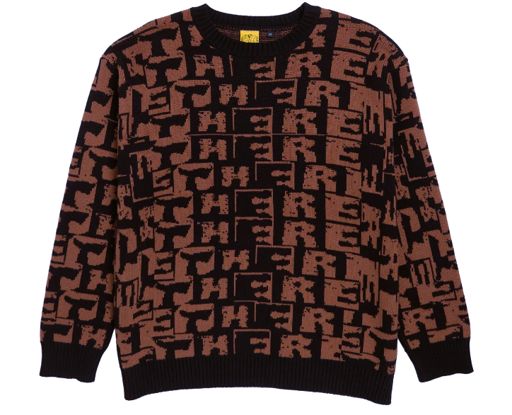 There Torn Sweater - Black/Brown