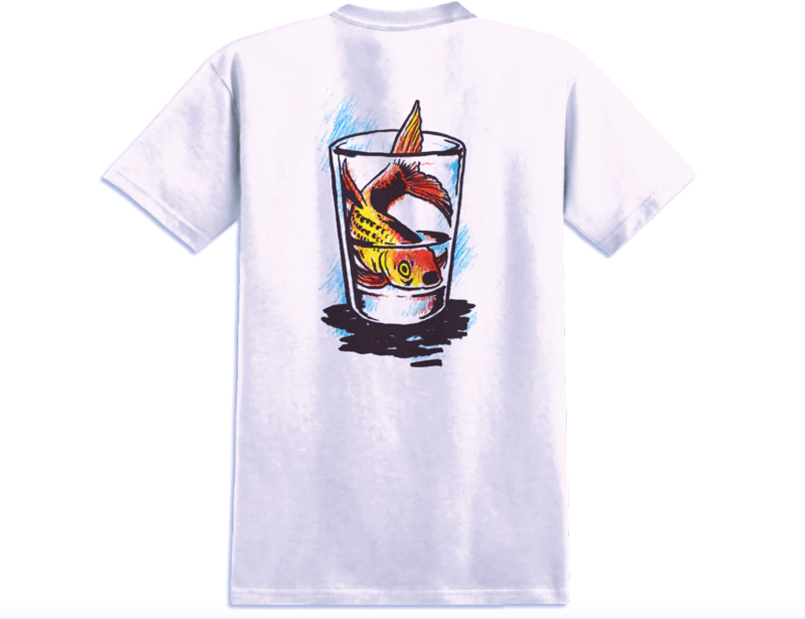 Antihero Fish Bowl S/S Tee -Cream / Multi