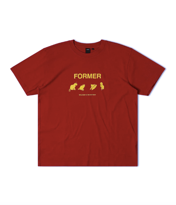 Former Kitty Litter Tee - Washed Red