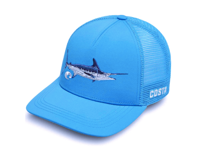 Costa Marlin Stitched Trucker - Ice Blue