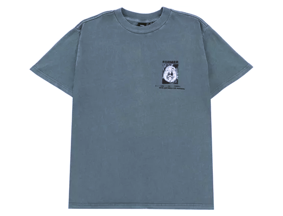 Former Brain Scan Oversized Tee - Washed Green