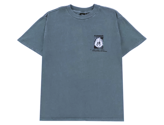 Former Brain Scan Oversized Tee - Washed Green