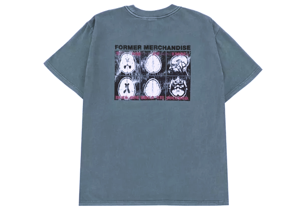 Former Brain Scan Oversized Tee - Washed Green