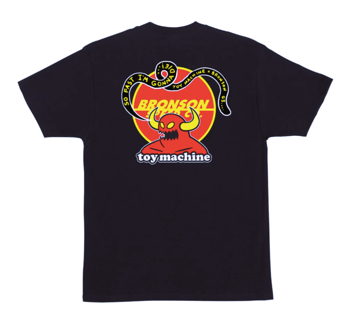 Toy Machine X Bronson Speed Co Tee - Black