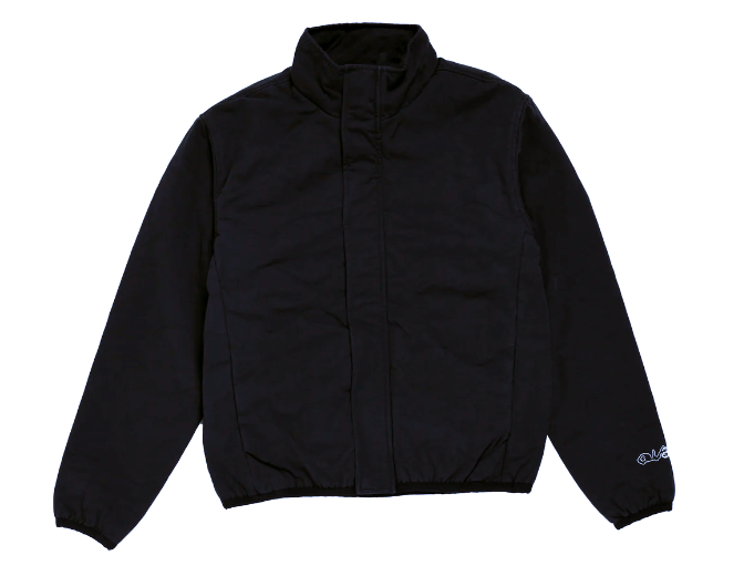 Quasi Path Quilted Jacket - Black