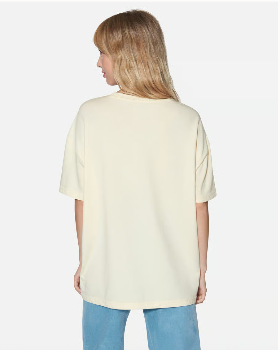 Hurley Moroccan Sunset Boyfriend Tee - Off White