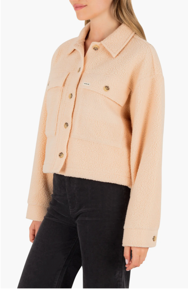 Pit Stop Polar Fleece Jacket: Sandy