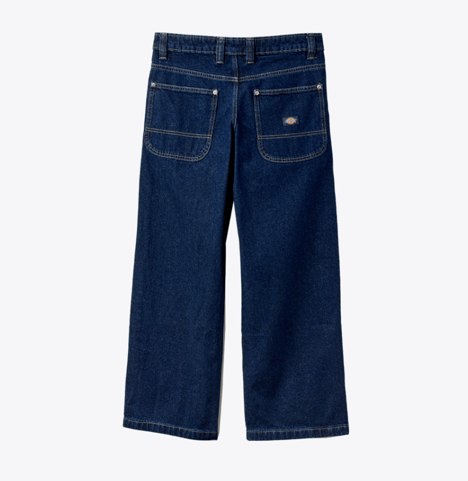 Dickies Women's Mechanic Denim Loose Fit Jean - Dark Indigo