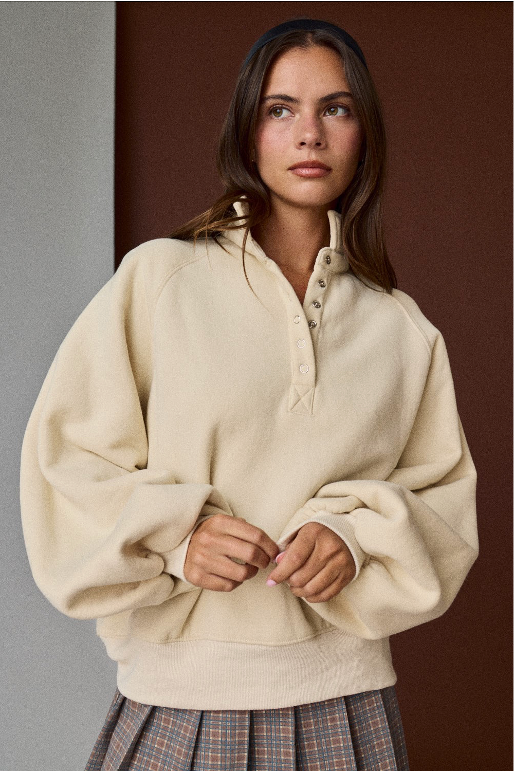 Button up Crew - Cream