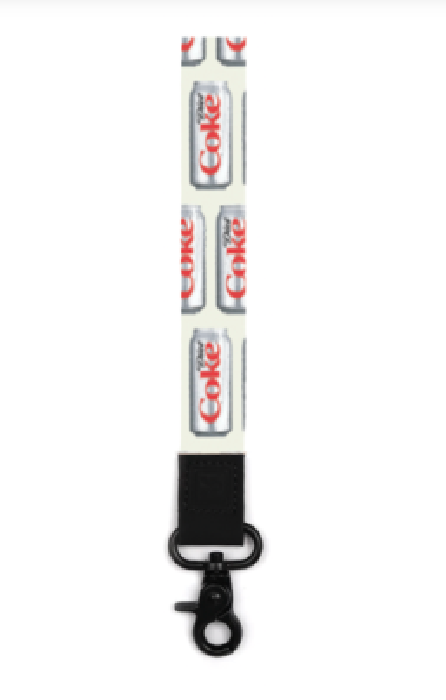Diet Coke Cans- Wristlet Keychain