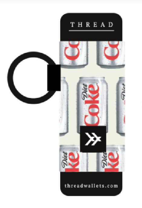 Thread Lip Balm Holder - Diet Coke Cans