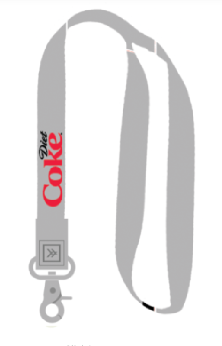 Diet Coke Logo- Neck Lanyard