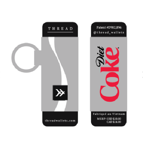 Thread Lip Balm Holder - Diet Coke Logo