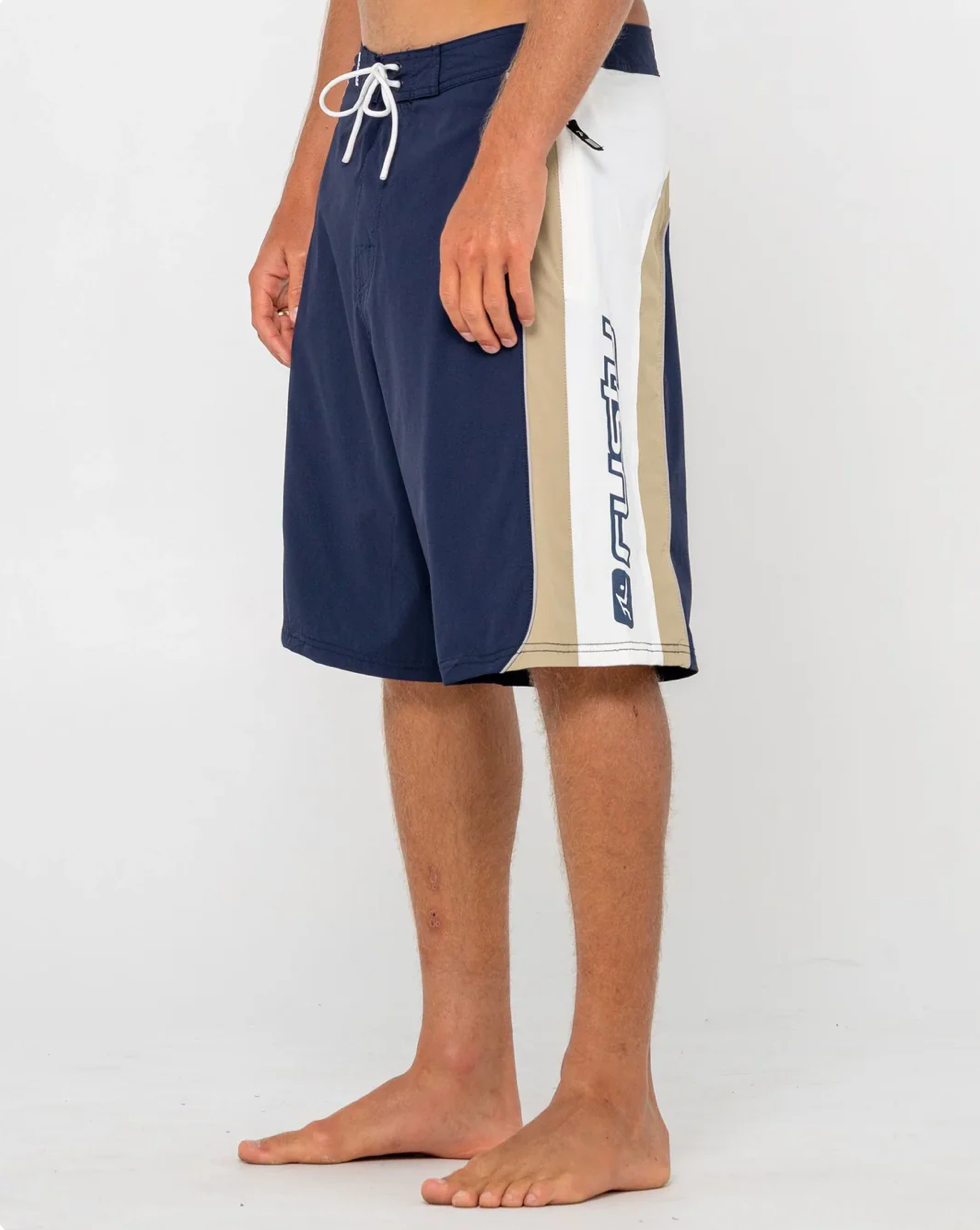 Power-Wing Fixed Waist Boardshort - Navy Blue