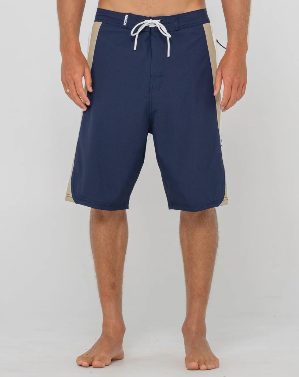Power-Wing Fixed Waist Boardshort - Navy Blue
