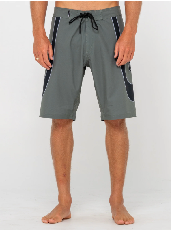 Charger Fixed Waist Boardshort - Army Green