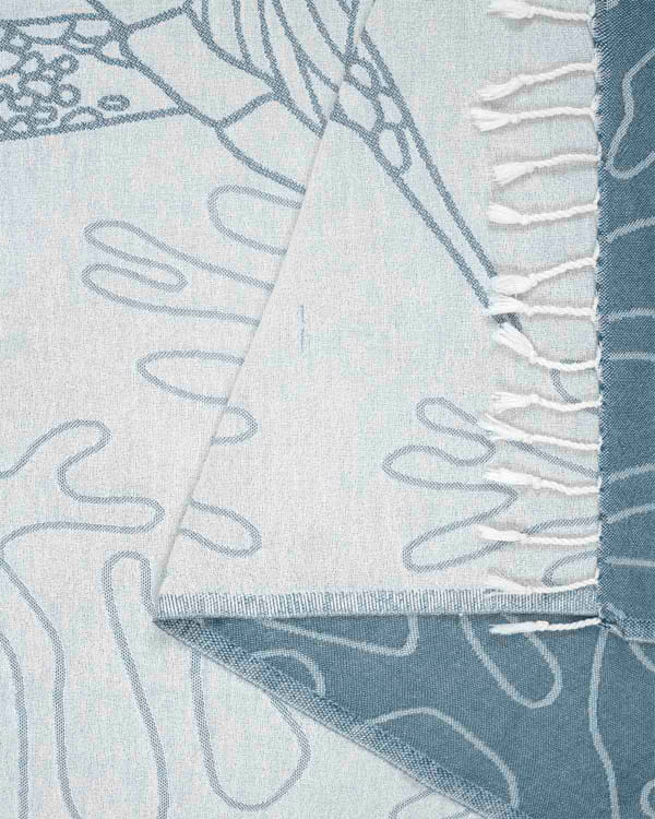 Sand Cloud Sea Turtle Reef Deep Ocean Towel - Large