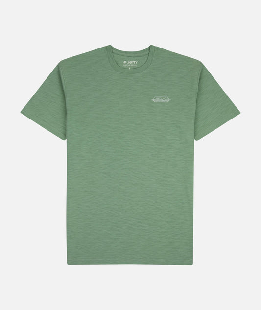 Sedge Slub Tee - Sage Green