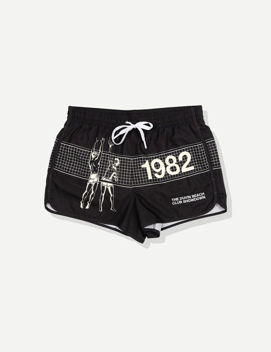 Duvin Serving Heat Tanning Swim Short - Black