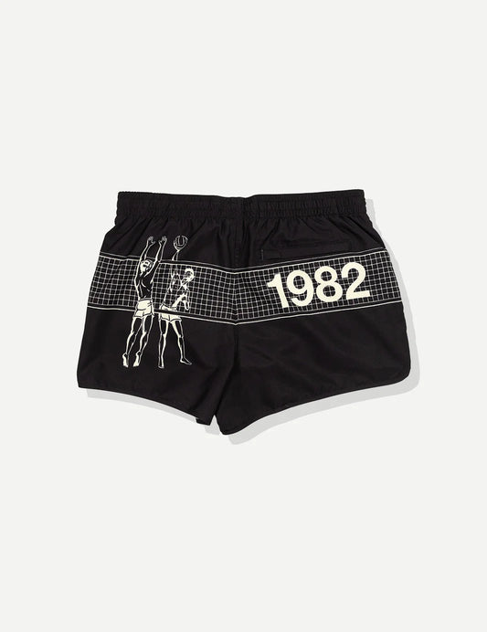 Duvin Serving Heat Tanning Swim Short - Black