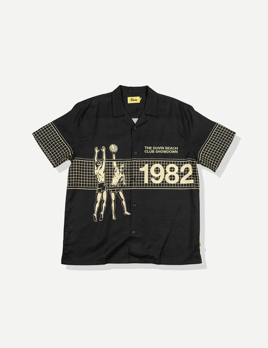 Duvin Serving Heat Button Up Shirt - Black