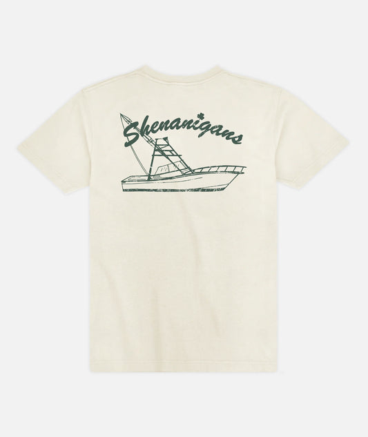 Shenanigans Tee - Vintage White