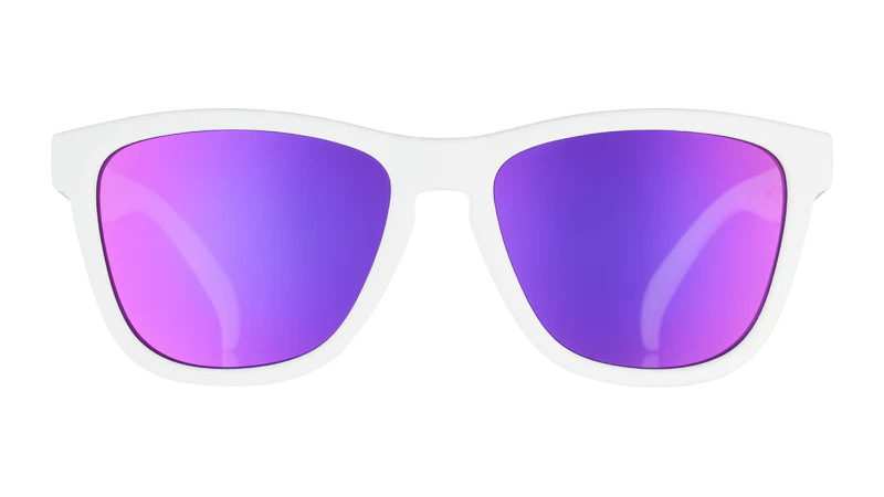 goodr OG Side Scroll Eye Roll Sunglasses - White