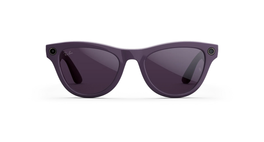 Ray Ban x Meta Gen 2 Skyler Shiny Mystic Violet w/ Clear to Amethyst Transitions Transitions Lens Smart Glasses