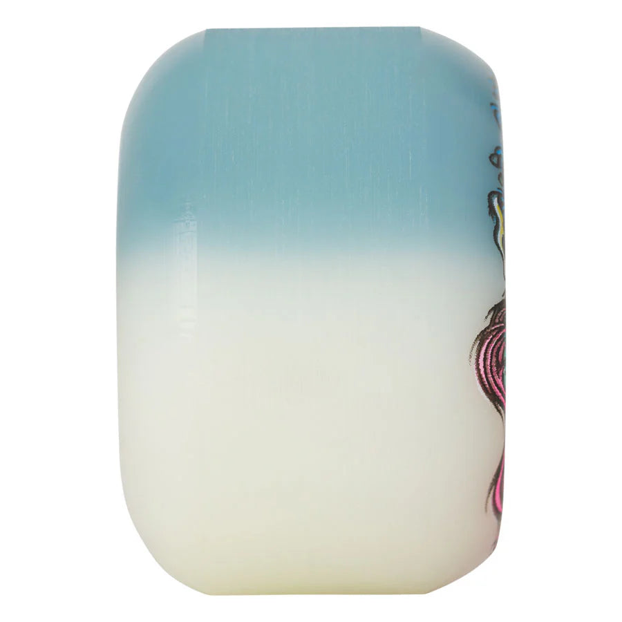 Slime Balls Hairballs 50-50 Wheels 95a 54mm - White / Teal