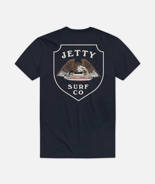 Soar Tee - Solid Navy Blend