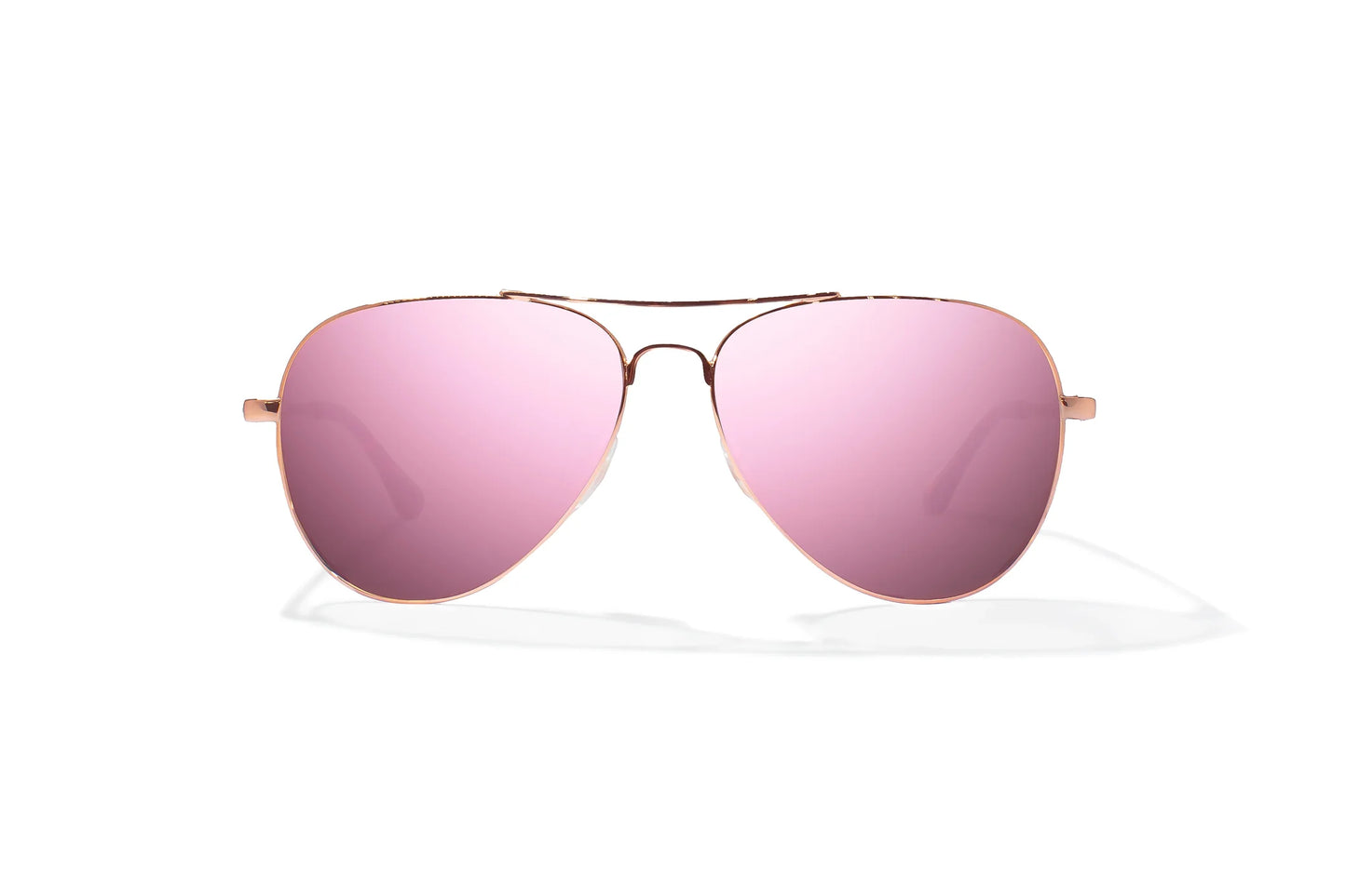 Soldado Rose Gold Satin w/ Rose Mirror Glass Lens