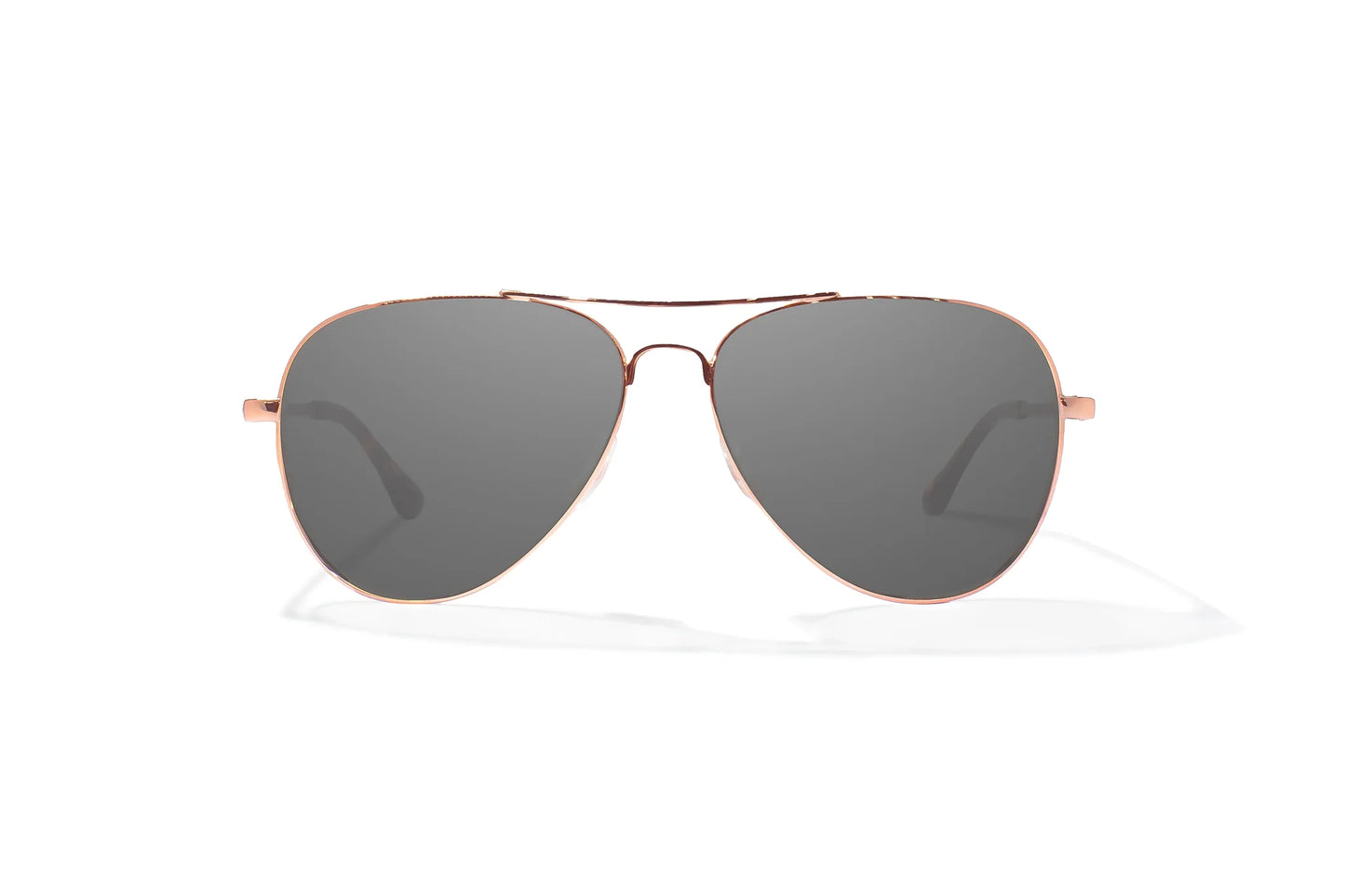 Soldado Rose Gold Satin w/ Gray Grey Glass Lens