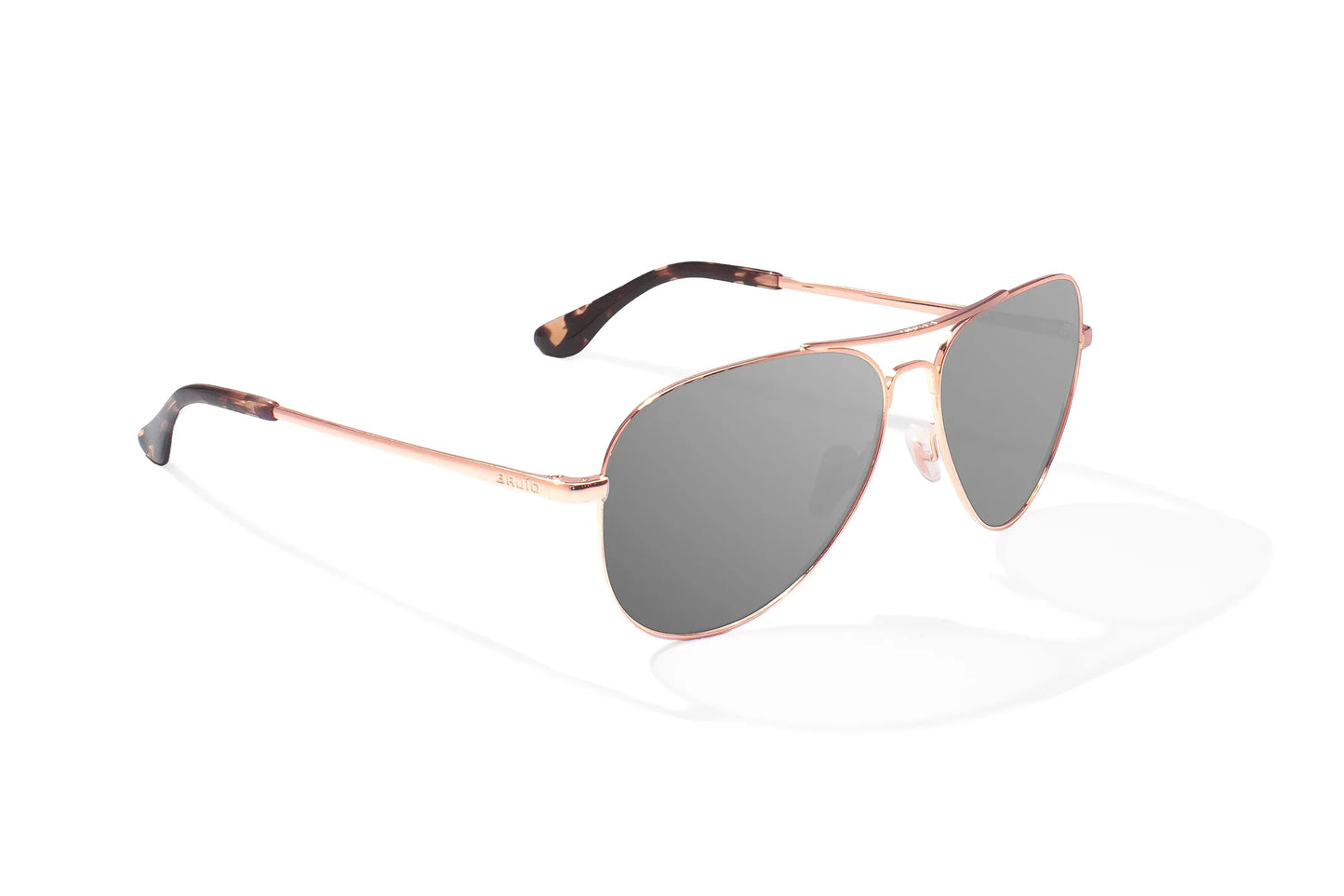 Soldado Rose Gold Satin w/ Gray Grey Glass Lens