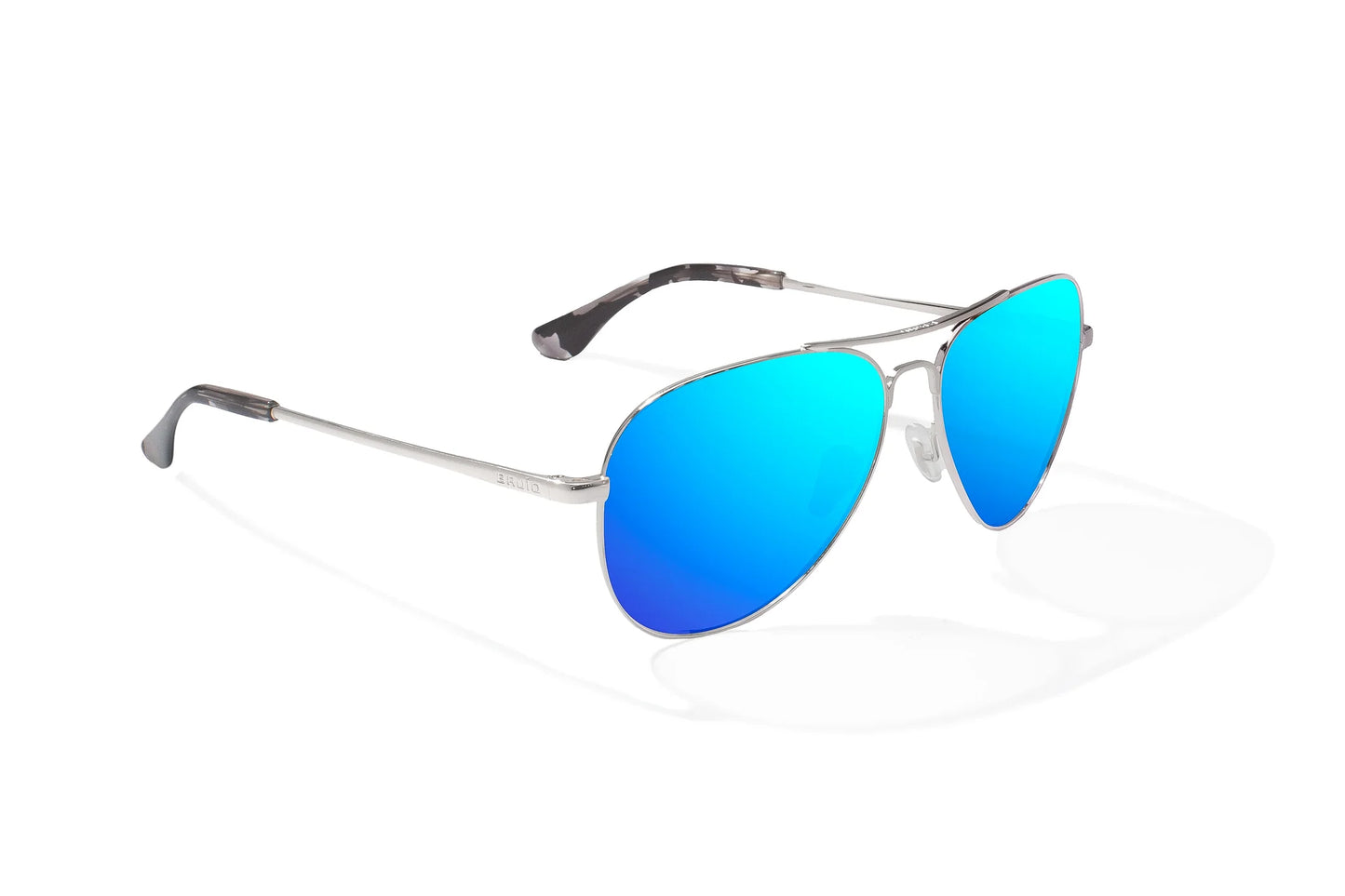 Soldado Silver Gloss w/ Blue Mirror Glass Lens