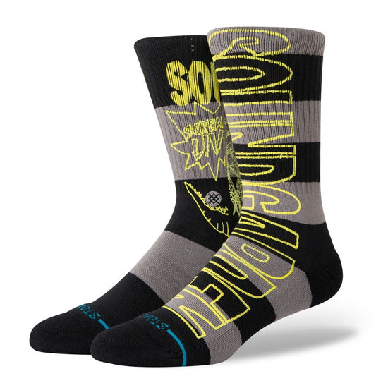 Soundgarden x Stance Crew Socks - Black