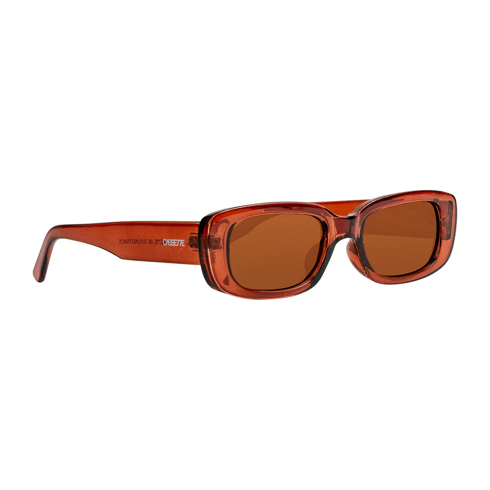 Cassette Optics Soundtrack Sunglasses - Brandy Brown / Brown Lens