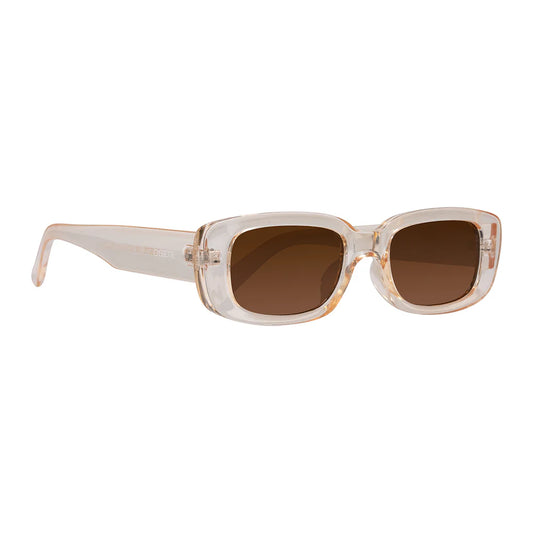 Cassette Optics Soundtrack Sunglasses - Champagne / Brown Lens