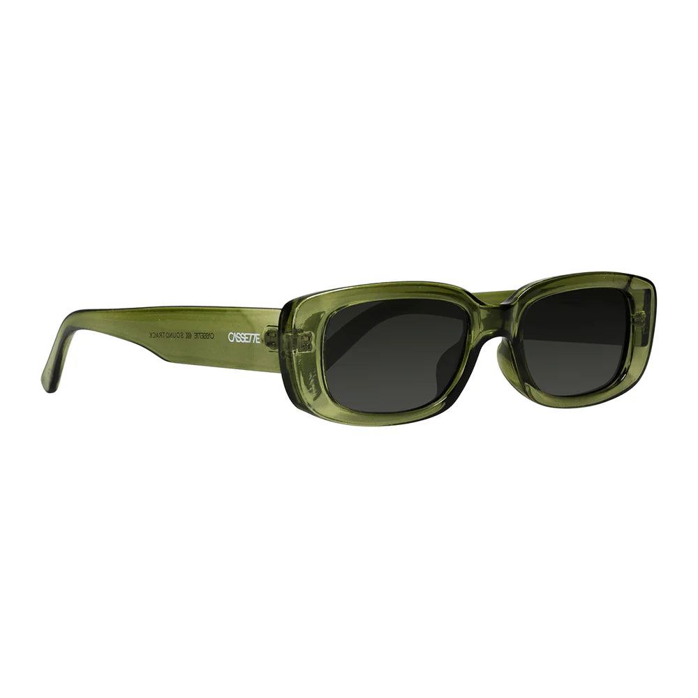 Cassette Optics Soundtrack Sunglasses - Evergreen / Smoke Lens