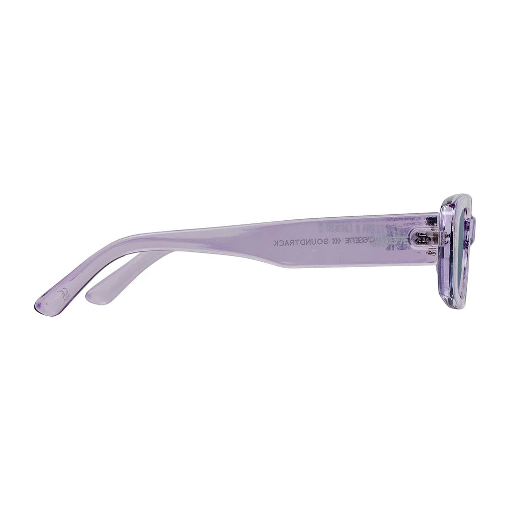 Cassette Optics Soundtrack Sunglasses - Lavender / Smoke Lens