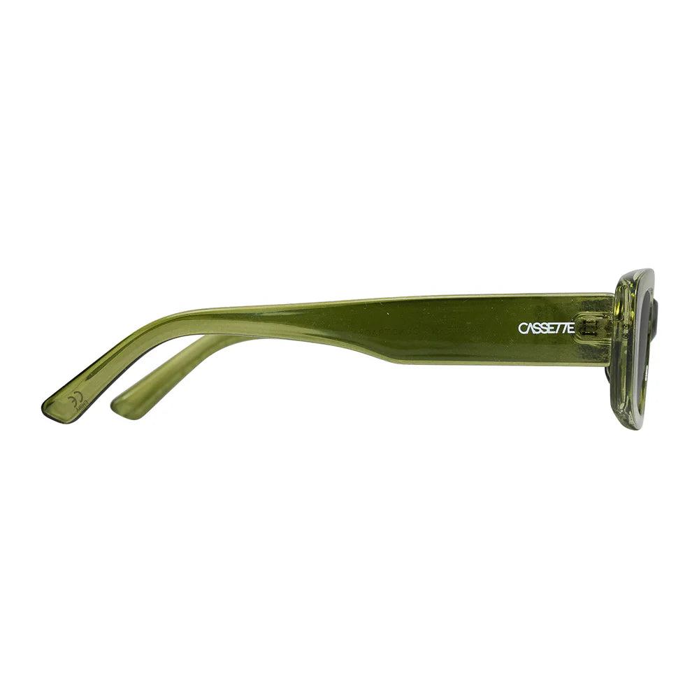 Cassette Optics Soundtrack Sunglasses - Evergreen / Smoke Lens